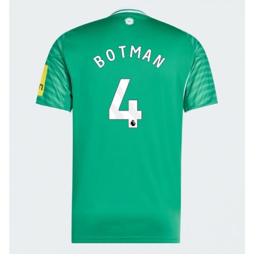 Newcastle United Sven Botman #4 Maglia Gara Trasferta Repliche 2025-26 Maniche Corte Newcastle United Sven Botman #4 Maglia Gara Trasferta Repliche 2025-26 Maniche Corte